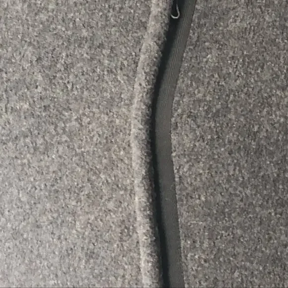 Lida Baday Charcoal Wool Asymmetric Cropped Jacket Size 4 EUC - Picture 12 of 14